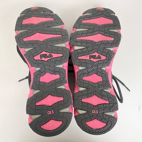 FILA DLS Circuit Sneaker Metallic Silver Hot Pink Women’s Size 9 - Picture 9 of 15